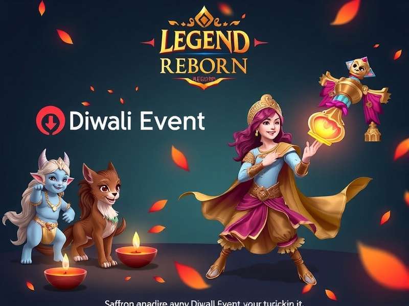 Diwali Celebration in Saffron Legend Reborn Saffron Legend Reborn Diwali Event